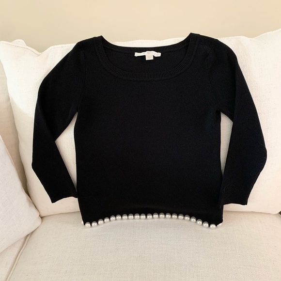Boston Proper Sweaters - 𝅺💕boston Proper Pearl Hem Sweater XS
